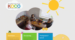 Desktop Screenshot of kinderopvangkoco.nl